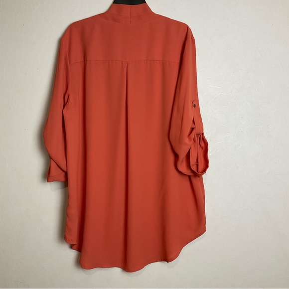 Mossimo Supply Co. Orange Blouse - Picture 3 of 8